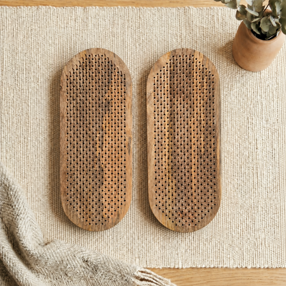 Sadhu Board | Équilibre | Ovale | Brun clair