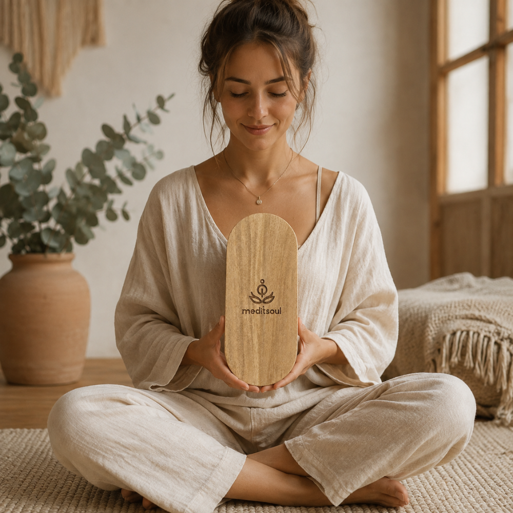 Sadhu Board | Équilibre | Ovale | Brun clair